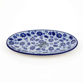 Półmisek 301 22/13cm <br> 1443X Ważka w kwiatach